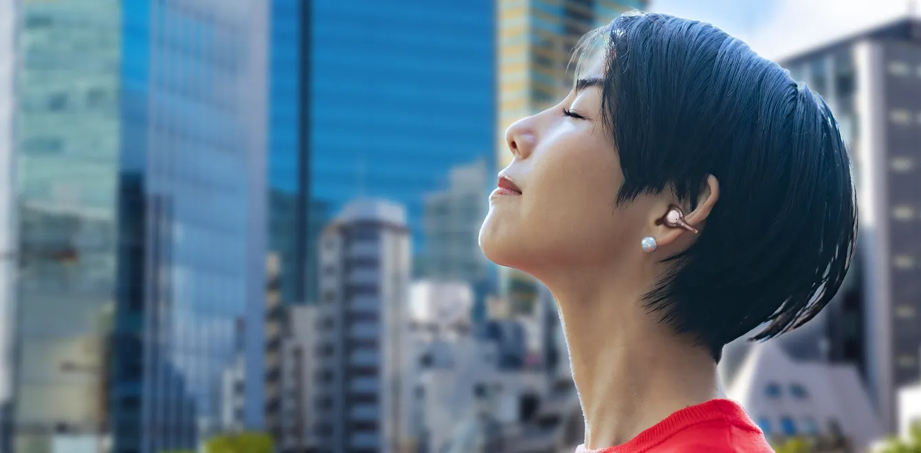 周囲の音が、自然に聞こえる。音楽が、高音質で聴ける。